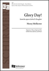 Glory Day SATB choral sheet music cover